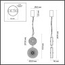Подвесной светильник ODEON LIGHT CARAMELLA 5412/13LC